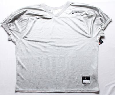 Nike Adult's Vapor Varsity Active Football Jersey LB3 Medium Gray/Silver Large