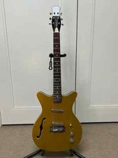 Danelectro Fifty Niner Semi-hollowbody Electric Guitar - Gold Image 1 Danelectr