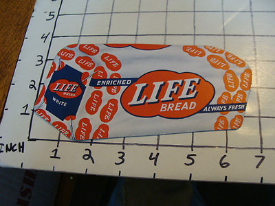 Vintage Paper: LIFE BREAD in the shape of a loaf blotter
