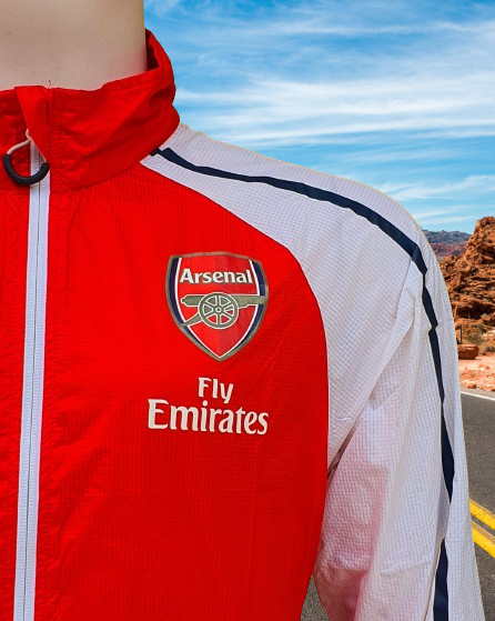 ARSENAL FC 2014-2015 FA CUP CHAMPION ANTHEM PUMA ZIP JACKET