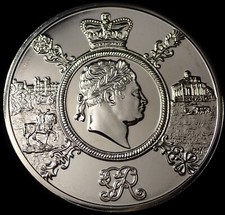 UK 5 Pounds 2020 Elizabeth II King George III Coin WCA 5441