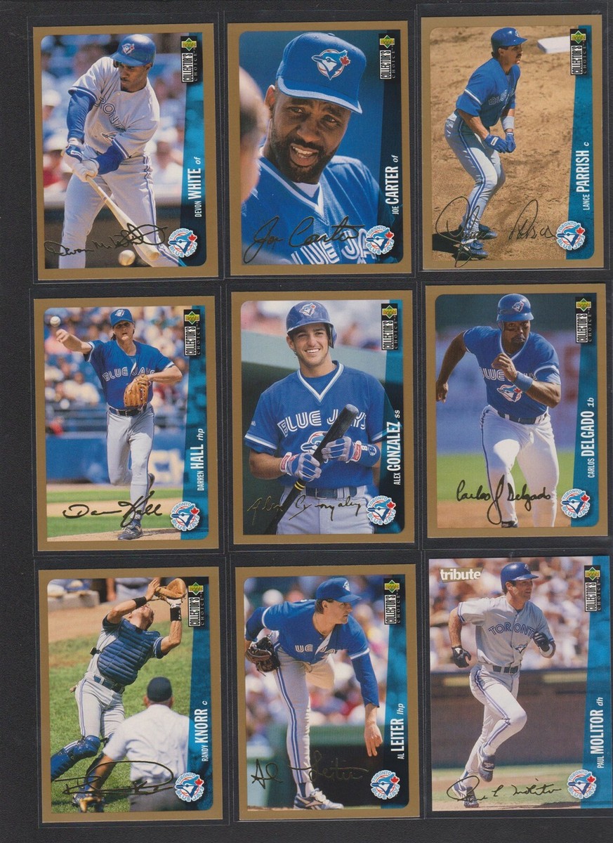 1996 COLLECTOR'S CHOICE GOLD SIGNATURE #353 ALEX GONZALEZ BLUE