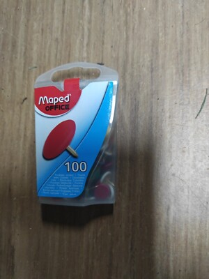 Maped 100 Reißnägel 310011 mehrere Farben in Spenderdose