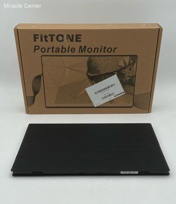 Fittone Portable Monitor 15.6'' 1080P FHD USB-C Laptop Monitors w/Smart Cover