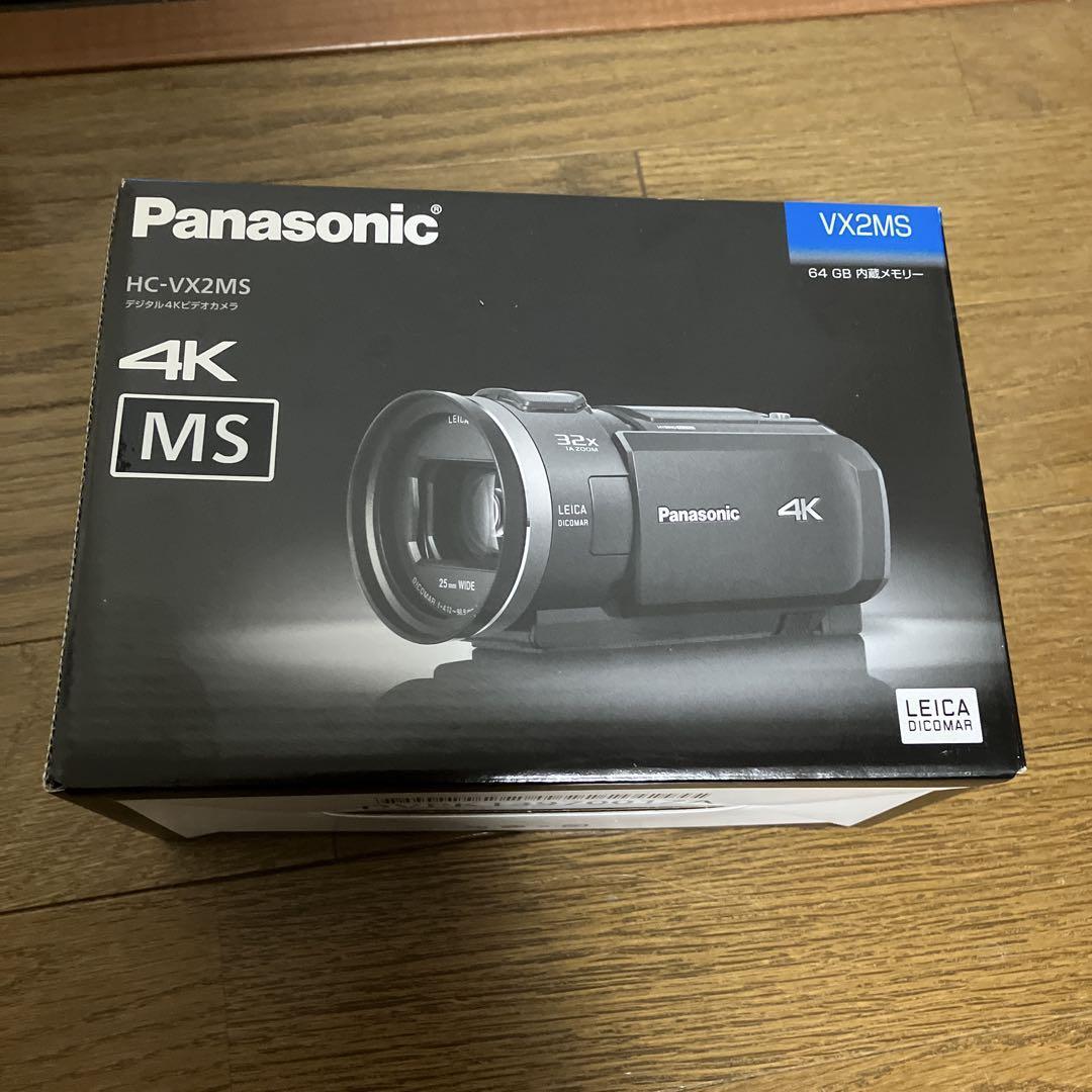Panasonic HC-VX2MS 4K Digital Video Camera Black 1/2.5 Panasonic HC-VX2MS 4K Digital Video Camera Black 1/2.5