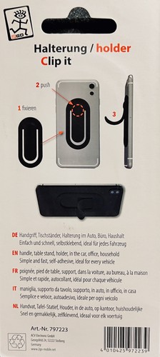 2GO Uniwersalny uchwyt na smartfon "Clip it" - Zdjęcie 2 z 2