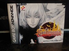 CASTLEVANIA Aria Sorrow Nintendo GBA Game Boy Advance Original Instruction Book