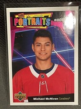 2020-21 Upper Deck UD Portraits #P80 Michael McNiven 