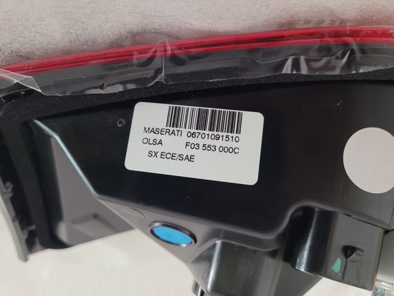 2014 - 2021 Maserati Ghibli - Rear Left Inner Tail light lamp OEM NEW 670109151