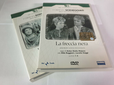 dvd I grandi sceneggiati RAI LA FRECCIA NERA PUNTATE 1-7 (4 DVD)