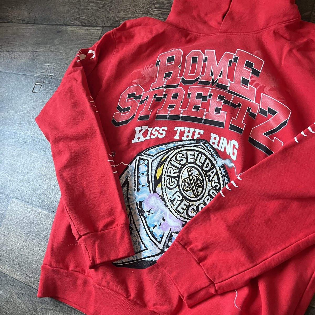 GXFR Men's Rome Streetz Kiss The Ring Championship Hoodie