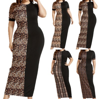 short sleeve bodycon maxi dress