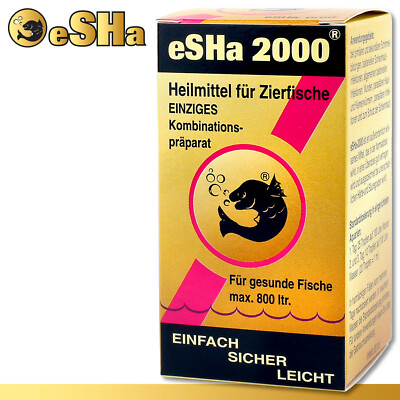 eSHa 20 ml 2000  gegen Verpilzungen, Flossenfäule und bakterielle Krankheiten