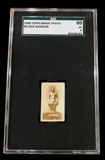 JACK JOHNSON 1948 MAGIC PHOTO CERTIFIED SGC 60 = EX 5 & NO QUALIFIERS