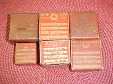 SIX (6) Boxes of Geometric Tool,  Sets of Thread Chasers, Various Sizes #C