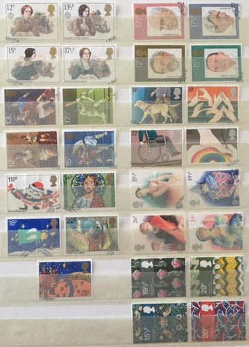 1980 -1984 GB Commemorative Sets - Used - Mainly ex FDC's - multiple listings