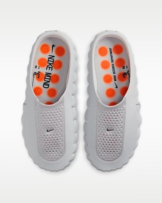 Nike Mind 001 Grey Orange Recovery Mule Slides Casual Shoes Unisex