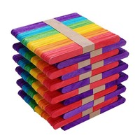 Eisstiele HolzstäBchen Basteln DIY Crafting 600 StüCk Naturholz 114Mm 2Mm 10Mm