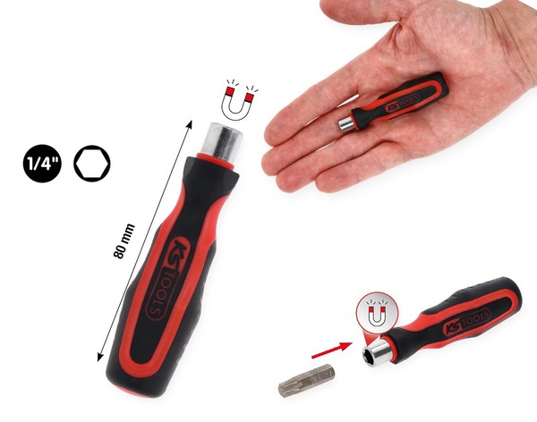 "1/4\" Bit Schraubendreher Ohne Schnellveriegelung - KS Tools 159.1171"-image