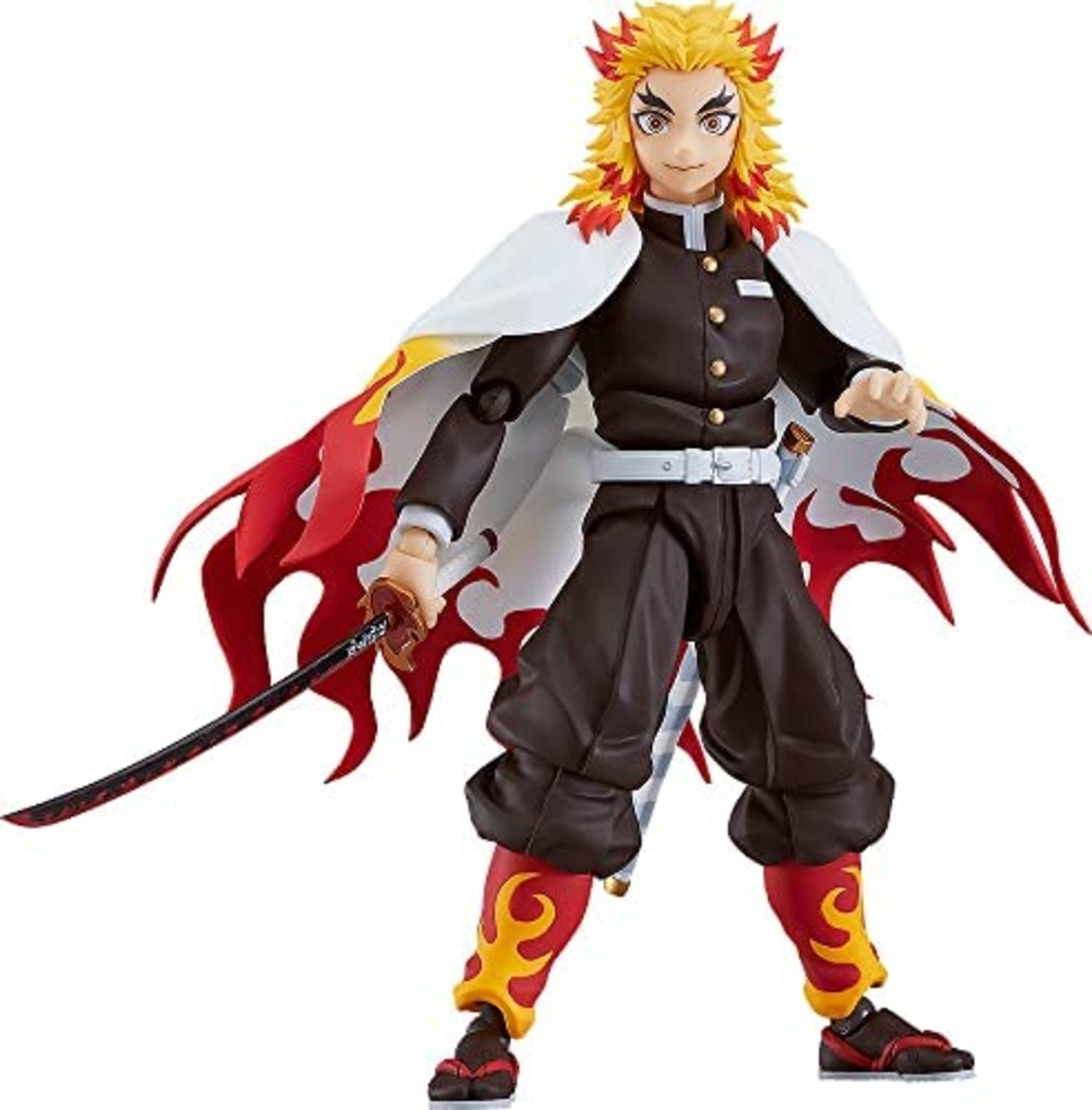 figma Demon Slayer Kimetsu no Yaiba Kyojuro Rengoku Action Figure F/S w/Track#