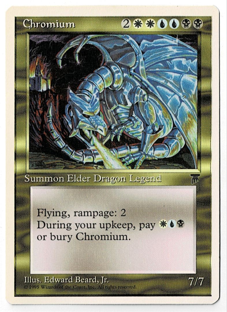 1995 Chronicles Chromium Masters/Rare