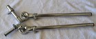 (2) PEARL UNI-LOCK Rack Arm Mount Holder Part 7/8 Long Chrome set vintage