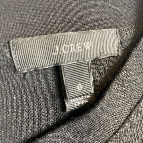 J.Crew Damen 0 Kleid grau Wollmischung 60er Jahre Stil Reißverschlusstasche Kurzarm - Bild 2 von 6