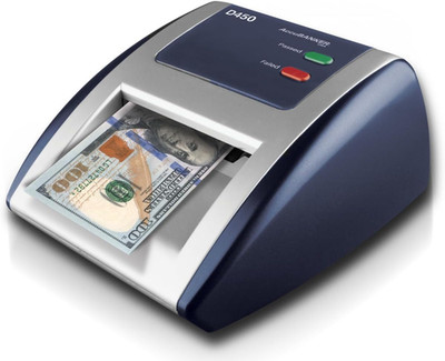 Counterfeit Money Detector D450 Machine UV MG IR Watermark Detection 1s Alert