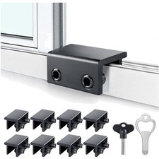 Sliding Window Locks - 8 Pack, Keyed for Security