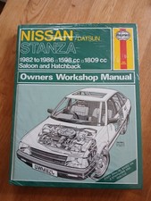 Nissan Stanza T11,Haynes manual, new in pack.1.6 and 1.8 Models,years 81-85.