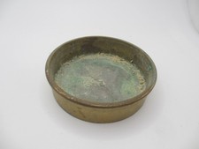 Small Antique Brass Scale Pan Scales Dish Weighing Vintage Old 3.75"W