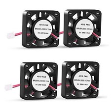 3D Printer Cooling Fan, 40mm x 40mm x 10mm Blower Cooling Fan 4PCS 24V 4010 