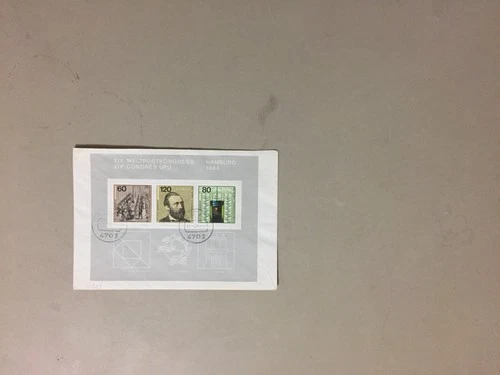 Germany cover with Block 19 SS.Mi 60 euro