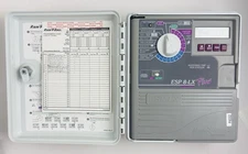 Rain Bird ESP 8-LX Plus Professional Controller Timer, With Key—No Power Supply