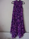 New Phase Eight Purple Multi Lucinda Floral Dress Size: UK 10 RRP: £159