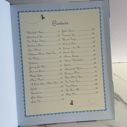 New Seasons Baby's First Five Years Keepsake Memory Book Album Holds 28 Photos - Picture 5 of 9
