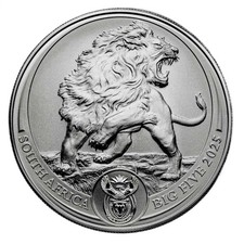 2025 South Africa 1 oz Silver Big Five Lion 11.33 per troy oz