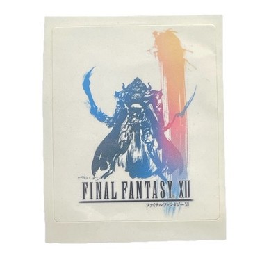 Sony PlayStation 2 PS2 Final Fantasy XII 12 2006 Memory Card Sticker Skin