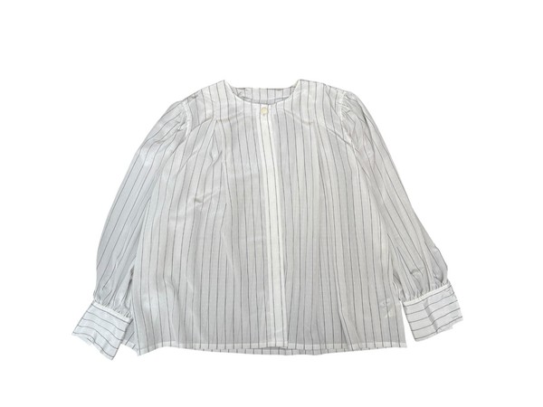 CHRISTIAN DIOR Vintage Stripe Metallic Dot Blouse Gianfranco Ferre 90s