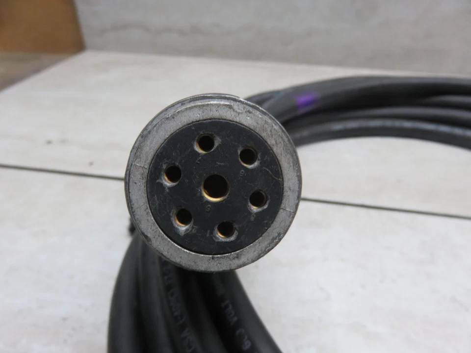 23' Socapex 7 Pin Inline Stage Connector Male/ Female Amphenol Brand - Image 4 of 4