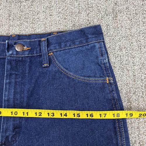 Vintage Wrangler Jeans Mens 30x32 Scovill Zipper 945DEN Reg Fit Cowboy Cut USA - Picture 21 of 24
