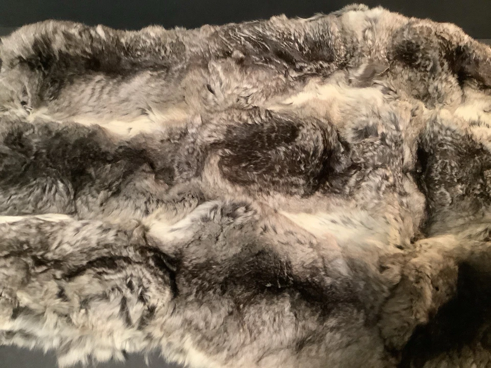 Estola de piel CORTADORA DE CHINCHILLA — 100 % genuina — LEER POR FAVOR Foto 3 de 4