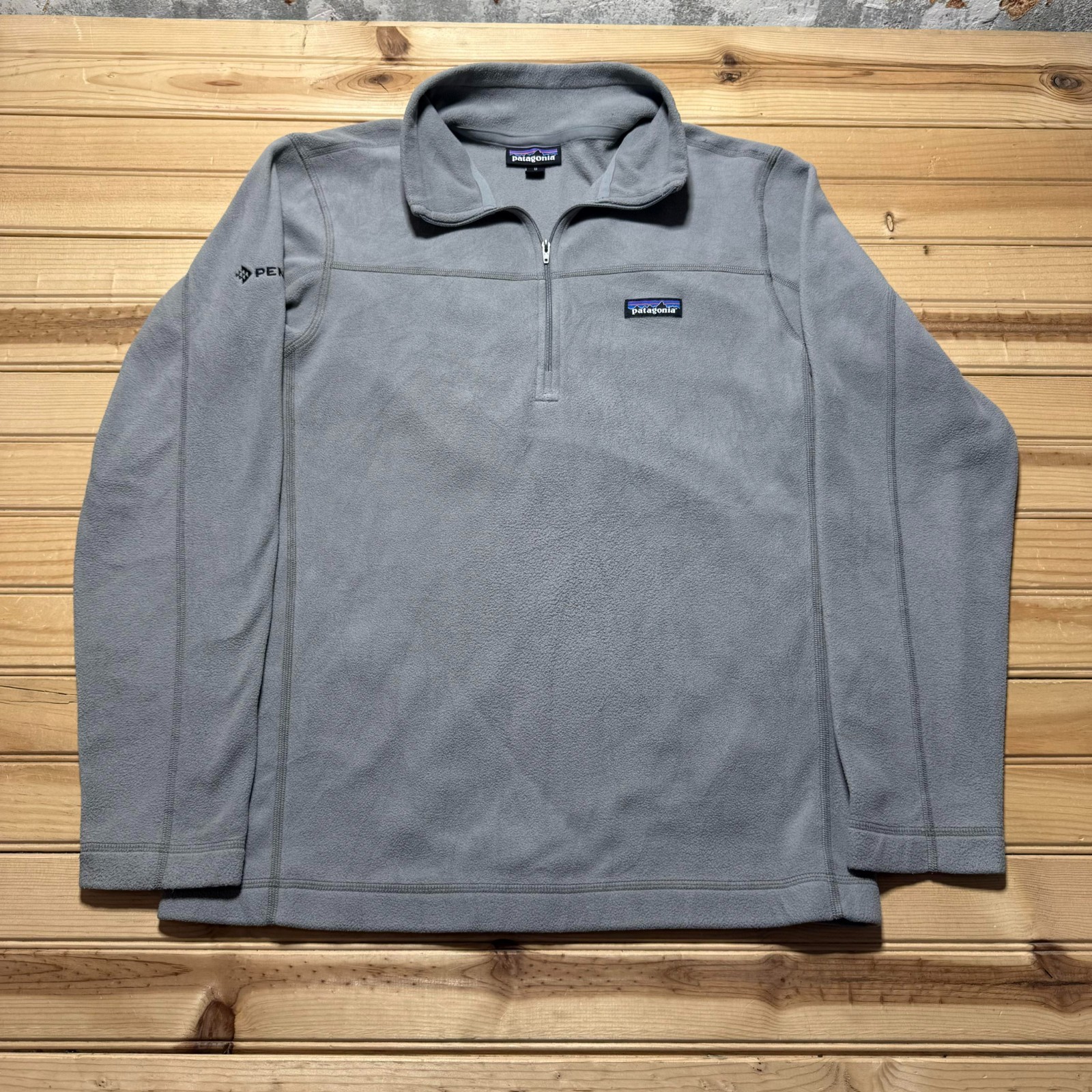 Patagonia Pentair Logo Micro D 1/4 Zip Pullover Fleece Jacket Men's Size Medium