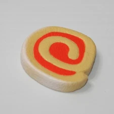 American Girl Claudie Angelo's Bakery Faux Guava Orange Cake Roll Slice for Doll