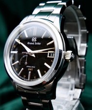 Grand Seiko SBGE271 Kanro Spring Drive GMT 40 mm Limited Black Dial Full Set 3