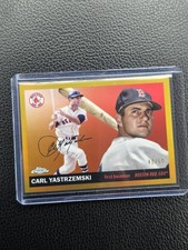 2025 Topps Chrome Platinum Anniversary Carl Yastrzemski #368 True Gold/50