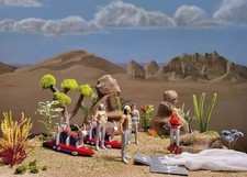 Lost In Space Collision of Planets 3D Printed Figures and Motorcycles 1:24 scale