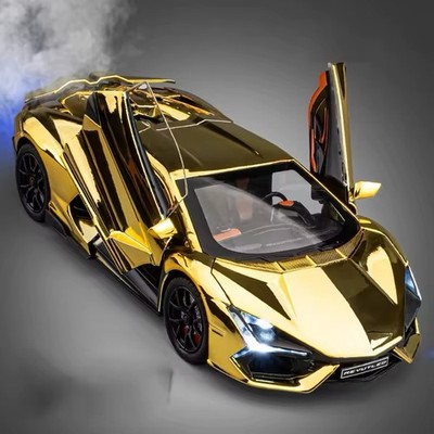 1:24 Lamborghini Revuelto   Spray-Plating Edition mit Wassernebel & LED-Lichtern