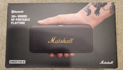Marshall Emberton II Bluetooth Speaker 1006786 | 30H Playtime | Waterproof IP67
