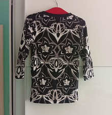 s.Oliver Damen Tunika Top Gr. 40 schwarz/wei�...